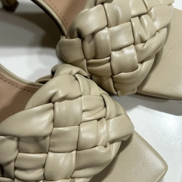 Marc Fisher Women's Tan Braided Heels - Picture 6 of 7